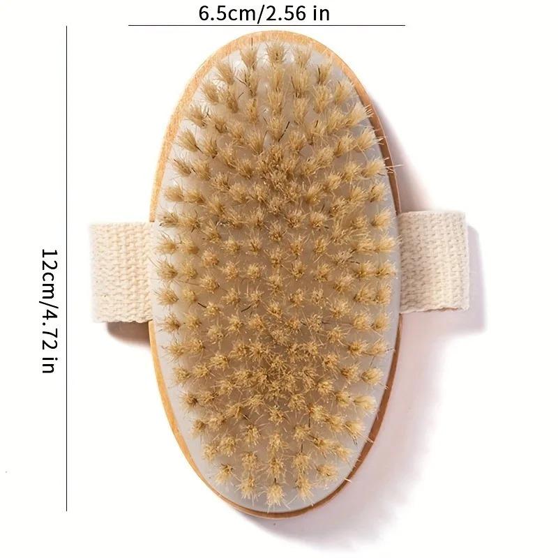 Bath Brush, Home Soft Bath Massager, Hand-held Bath Brush, Bathroom Scrub, Back Rubbing Tool Bathing Sponge Bath Brush