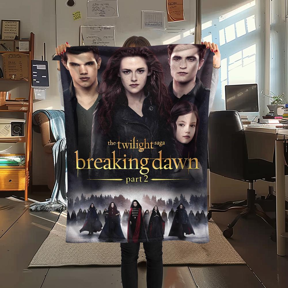 Vampire TV Characters Print Flannel Blanket,High Quality Comfortable for All Seasons,Home Decor,Warmth and Comfort,Perfect for Christmas Gifts