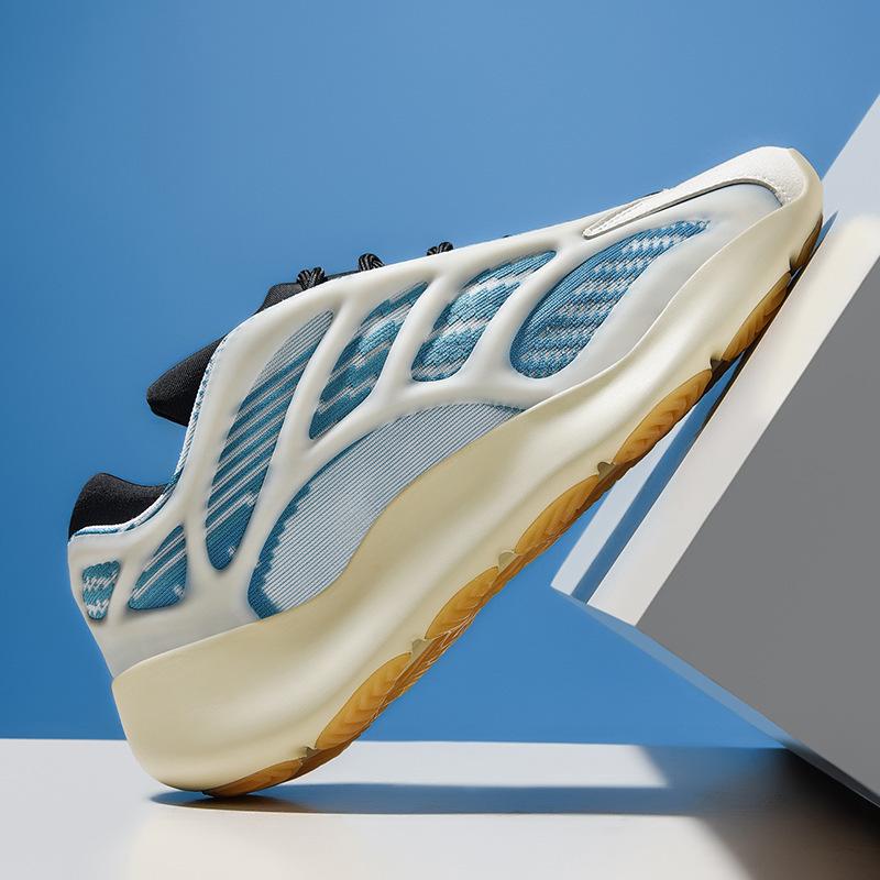 Coconut shoes spring, new casual dad shoes v special-shaped luminous casual sports shoes
