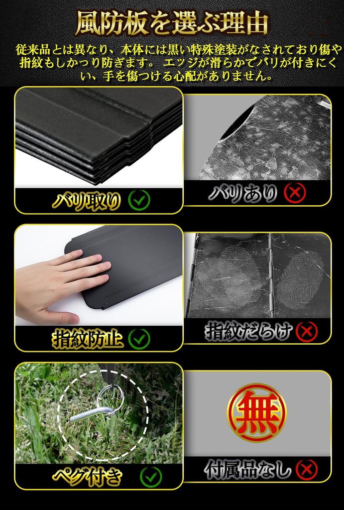 Windscreen Reflector for Large Foldable Galvanized for and Black and Silver on One Includes Fixings Camping, Bonfires, Windbreak, Reflector,