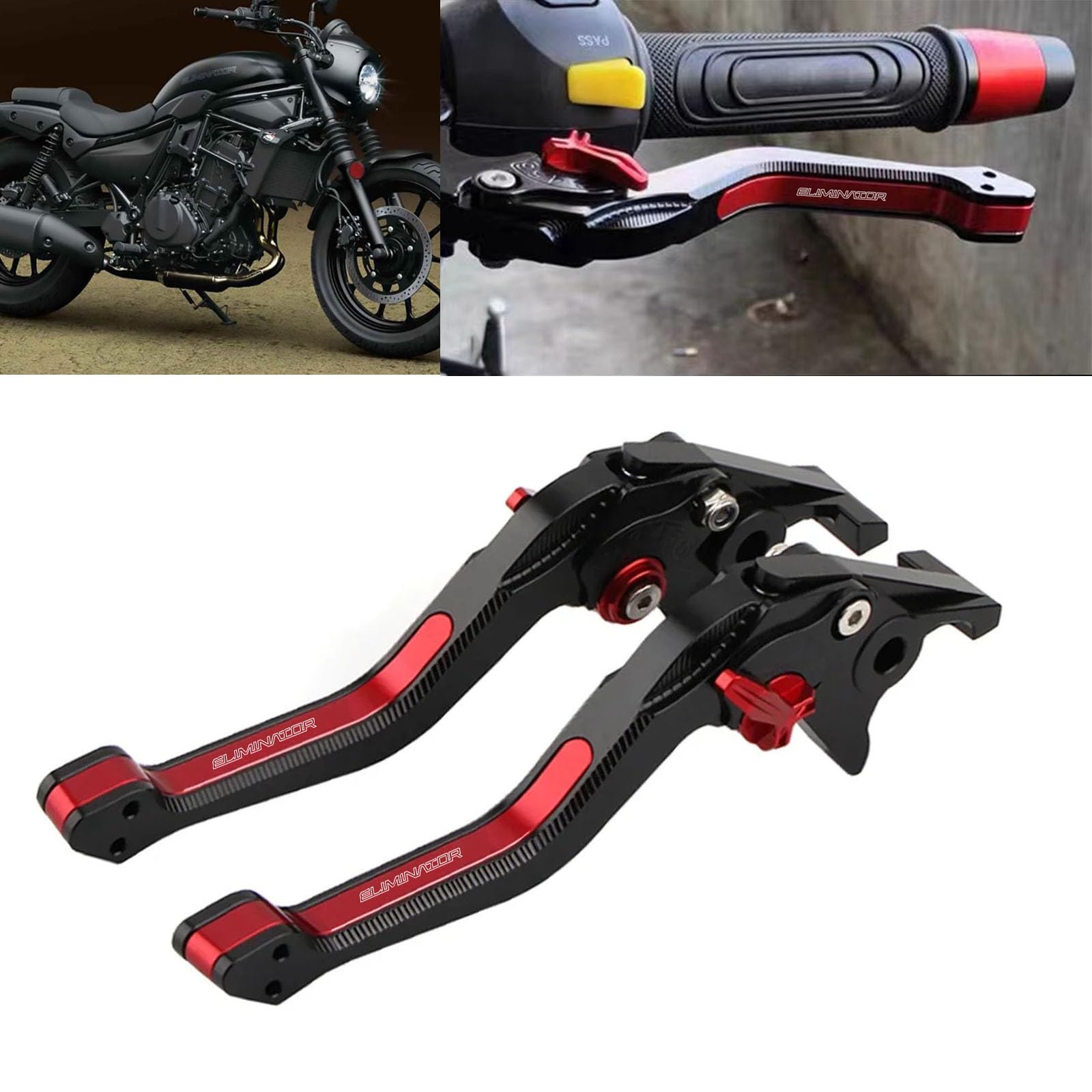 

DOMOPAY Для ELIMLNATOR 400 450 500 elimlinator 400 450 500 Мотоциклетные аксессуары Eliminator SE красный