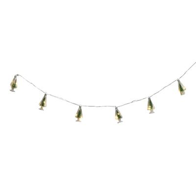 SPICE OF LIFE Glitter LED Garland Christmas Green Tree HZXH3810GR