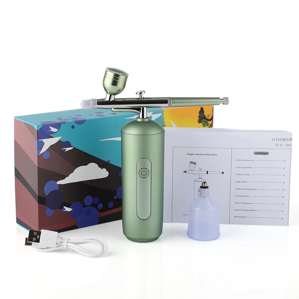 

Кислородный инжектор, распылитель нано-тумана, аэрограф для лица, водяной компрессор, увлажняющее устройство для ухода за кожей, косметические приборы, инструменты