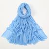 Large Size Cotton Feeling Scarf Women Plain Foulard Femme Luxury Hijab Long Bandana Evening Party Dress Shawls and Wraps