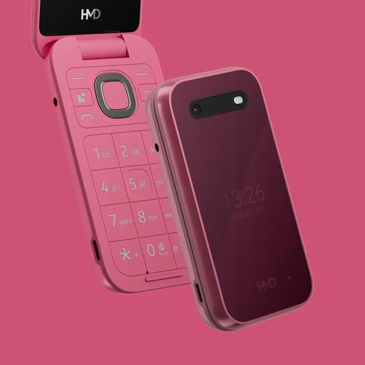 Nokia 2660 Flip 64 Mb / 128 Mb 4G (Lte) Pink Mobile Phone 1 Pc