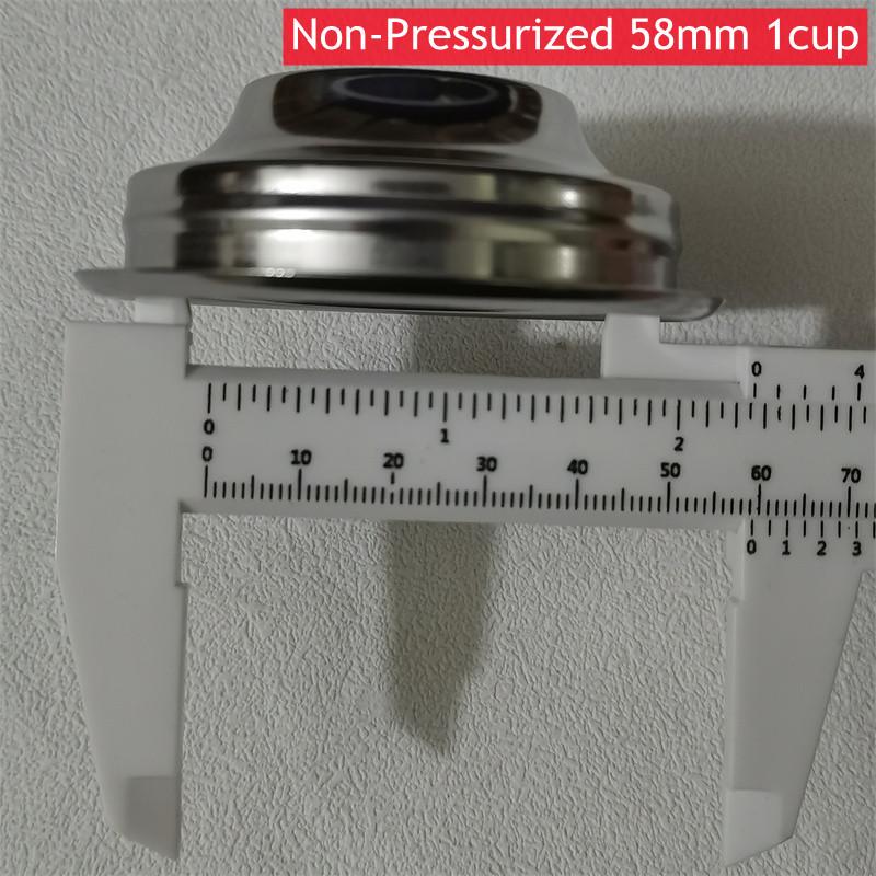 Kaffeefilterkorb für Delonghi Breville Expobar FAEMA Espressomaschinenzubehör, Nicht-Druckbeaufschlagter Ersatz, 51 mm, 54 mm,