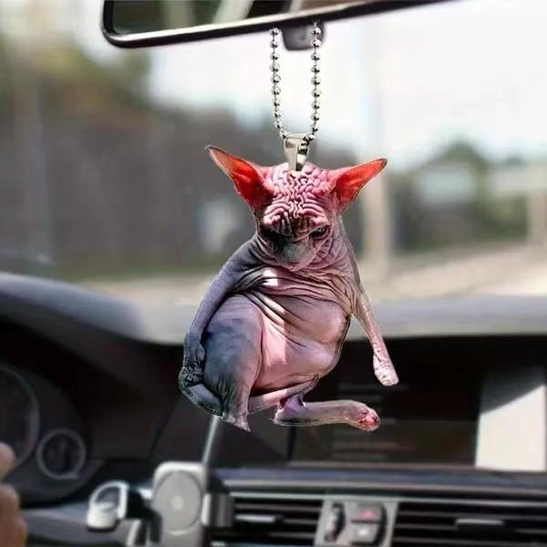 Car Acrylic Stylish Pendant Perfect For Decorative Touch In Vehicles And Trees Holiday