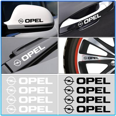 Car Door Handle Stickers 4Pcs/Set Waterproof Vinyl Decals For Astra H G J Insignia Mokka Zafira Corsa Vectra B C D