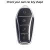 New Soft Transparent TPU Car Key Case for BYD Atto 3 Han EV Dolphin 4 Buttons Remote Control Protect Cover Auto Accessories