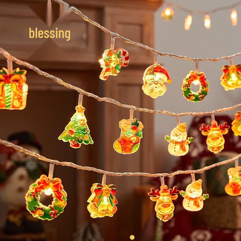 Neue LED Lichterketten - Grenzüberschreitende Outdoor Weihnachtsbaum- & Fensterdekoration