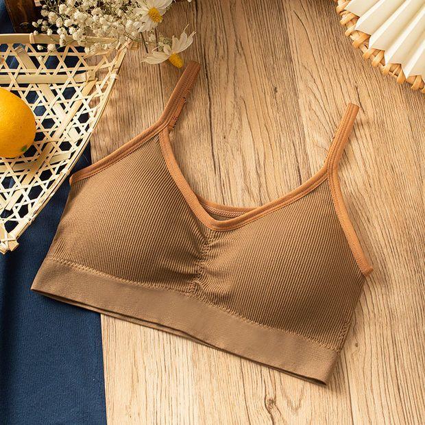 

Summer Breathable Comfortable Backless Push-Up Thin Teenage Student Bra Underwear one size
