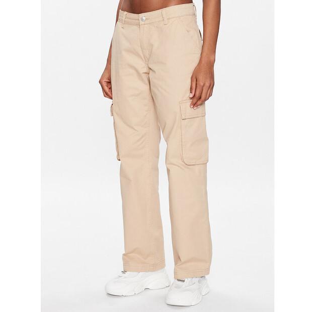 

Джинсы Gina Tricot Cargo 18418 бежевый Regular Fit 34