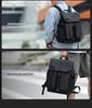 Men's Water-Resistant Casual Backpack - Large Capacity, Double Pocket, Multifunctional, Lightweight Fashion Laptop Bag