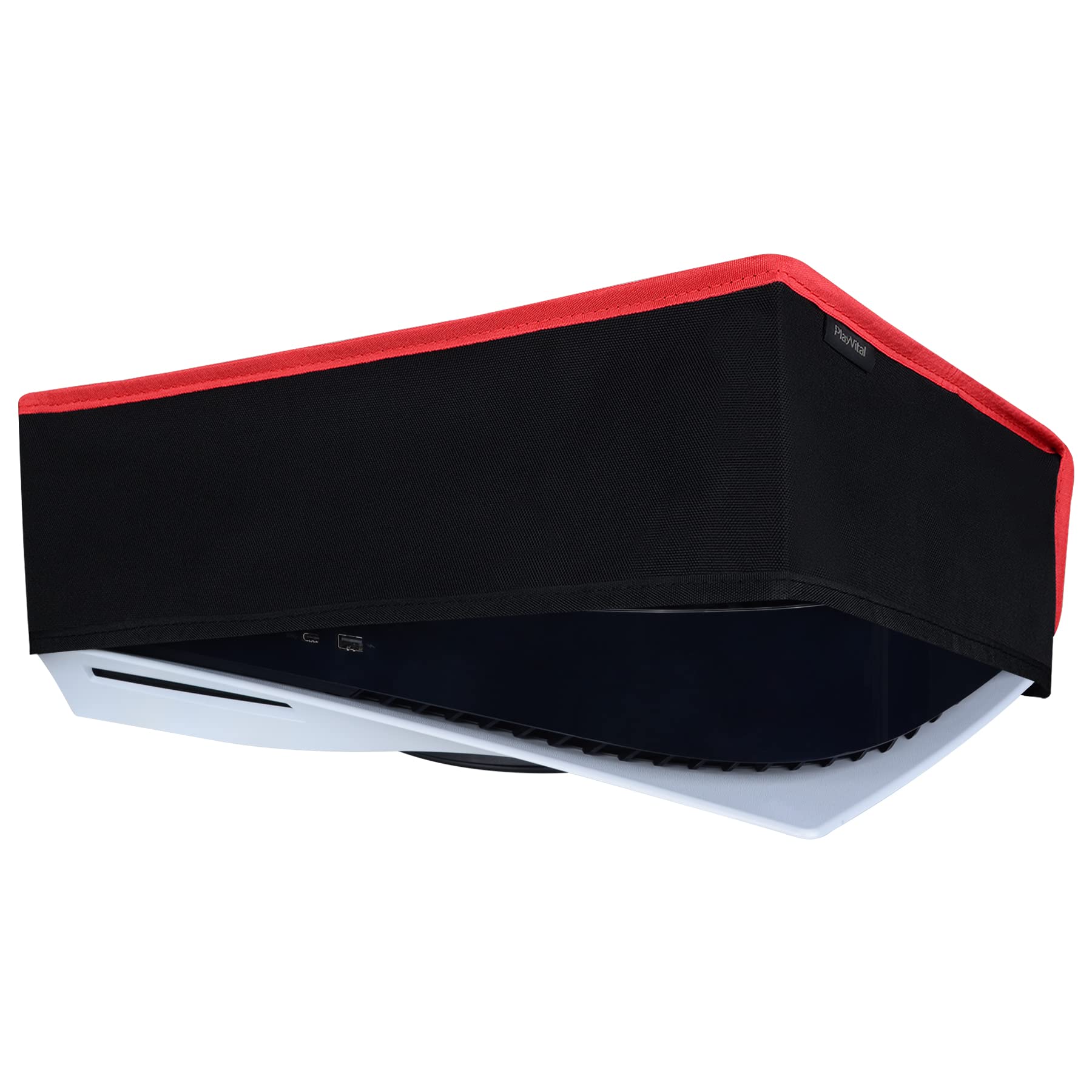 

Пилозахисний чохол PlayVital з нейлону можна застосовувати до м якого та чистого пилозахисного чохла, його можна застосовувати до PlayStation 5, водонепроникний чохол сумісний з цифровою моделлю