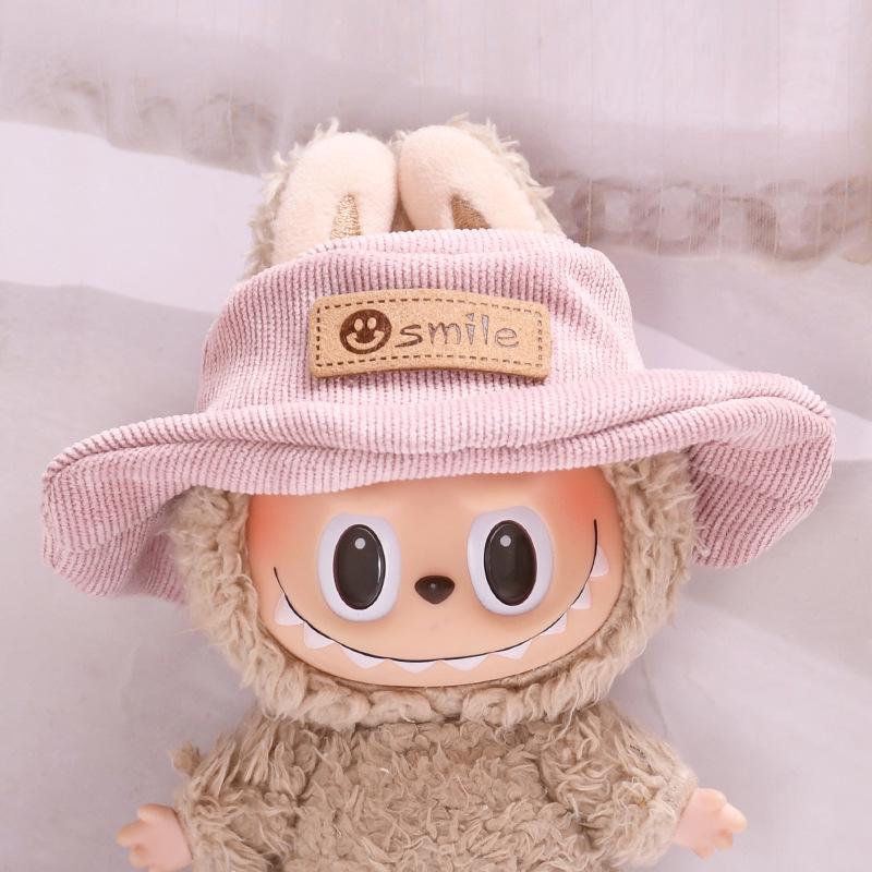 Pandantiv pălărie Labubu de 17 cm: Accesoriu vestimentar/Breloc/Amulet pentru geantă de umăr/Cană cu apă