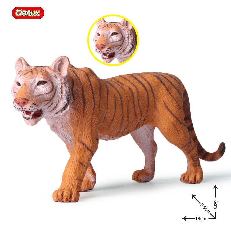 Oenux Lesní divoká zvířata Los Had Zebra Krokodýl Páv Kůň Model Akční figurka Figurky Miniaturní sbírka Dětská hračka