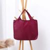 Multi-functional Folding Shopping Pouch Large Capacity Solid Color Shoulder Bag  Bag Hangings