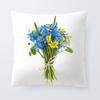 Bedroom living room home decoration pillowcase flower pattern   sofa cushion cover