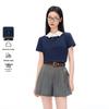Ledin Miu Series Bow Embroidered Short-Sleeve T-Shirt