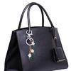 Stylish Cherries Blossom Key Holder Accessory Vibrant Cherries Blossom Keychain for a Touch of Femininity on Keys or Bags