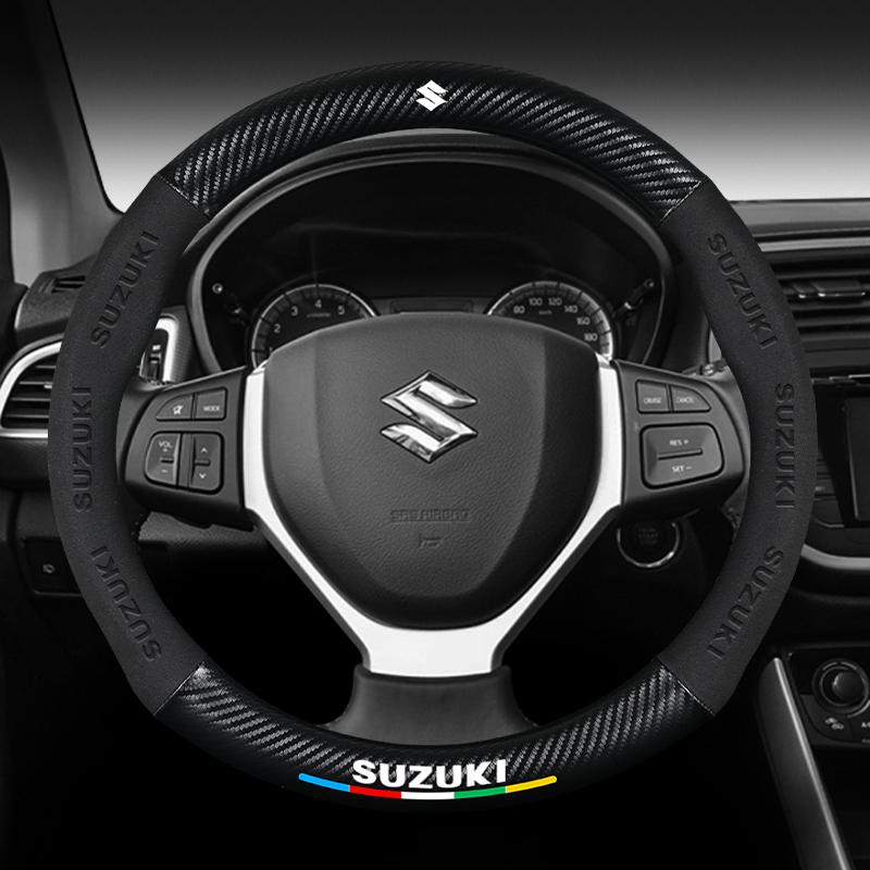 Cat Steering Wheel Cover For Suzuki Ignis Jimny SX4 S-Cross Swift Grand-Vitara Aito Baleno Celerio Ciaz Equator Ertiga Samura