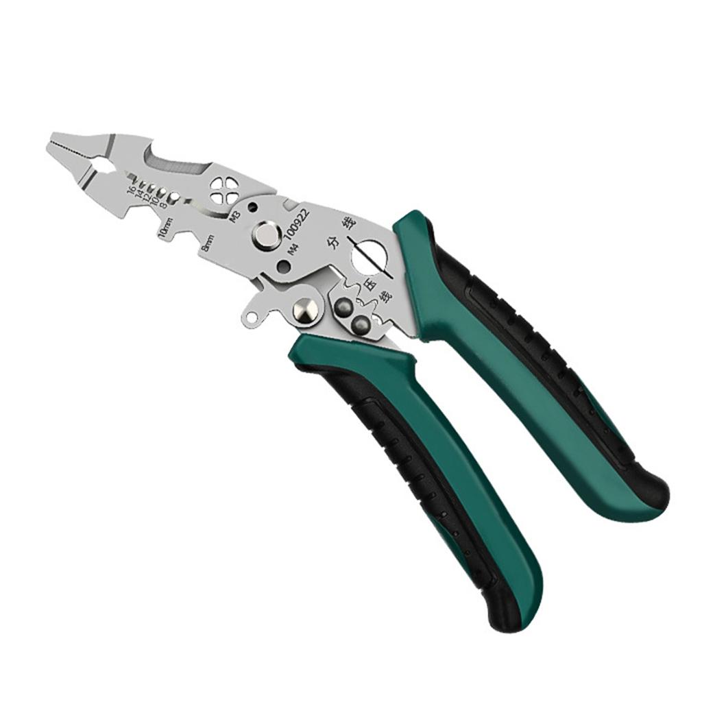 Multipurpose Cable Stripper Tools High-Carbon Steel Heavy Duty Universal Crimper Cable Cutter Suitable for Home Decoration Repair