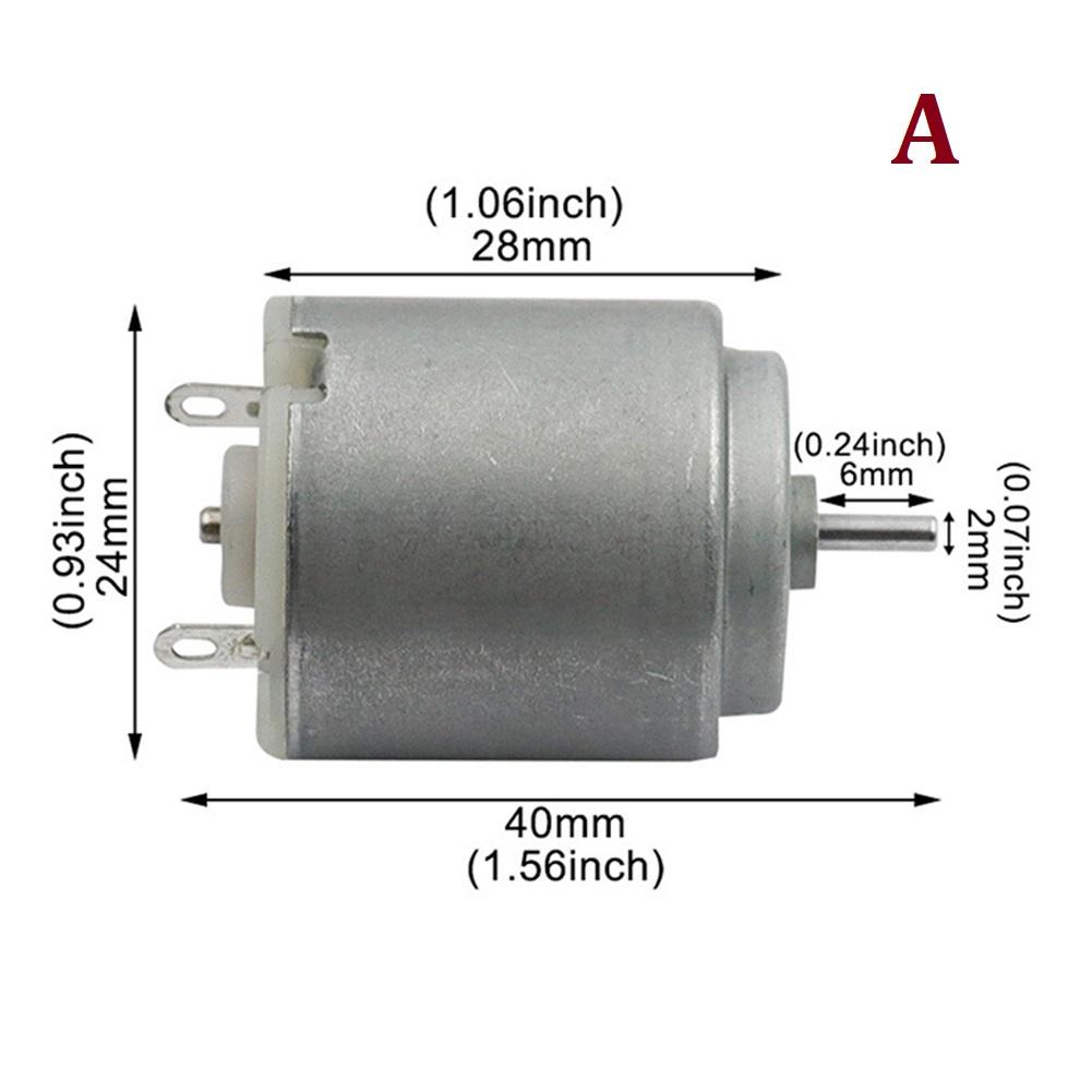 

260 Motor 260 Motor Electric Electric Toothbrush Motor Fan DIY High Speed Machinery Mini Electric Toothbrush Motor