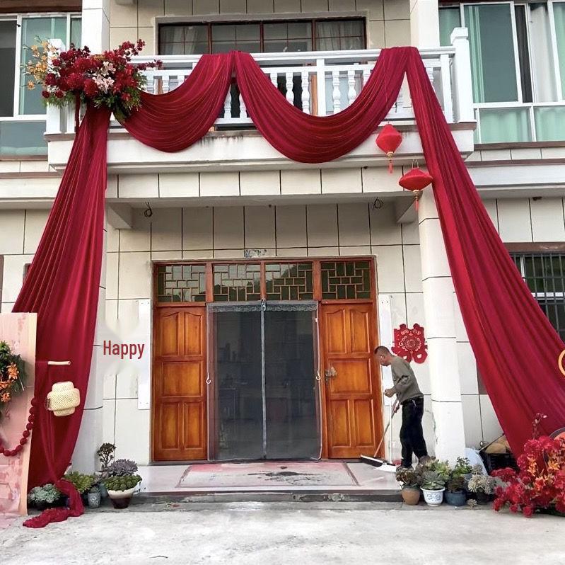 Stair Handrail Wedding Cloth for Stage and Ceiling Decorations