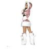 Women Dresses Christms Adult Miss Candy Cane Costume Holiday Cosplay Parties