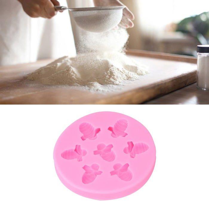 Moule à gâteau - FDIT - Fditrmgbhp752z221-11 - Silicone de qualité alimentaire - Rose - 1 cm
