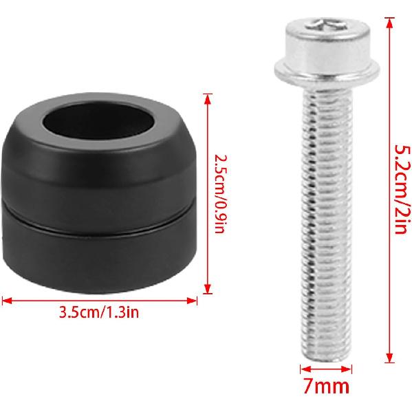 Motorcycle Handle Bar End Grips Plug Weights Hand Grips Plug Caps Replacement for Yamaha Tracer 900 GT TRACER900 GT 2021 2022 2023 2024