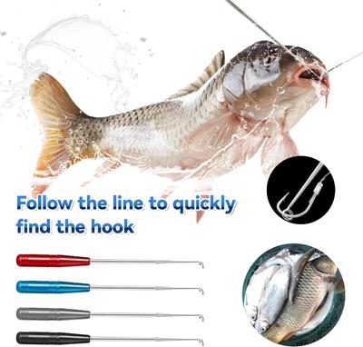 Emergency Fishing Hook Extractor Tool Stainless Steel Quick Release Descending Device for Safe Removal Fishing Gear Accessories