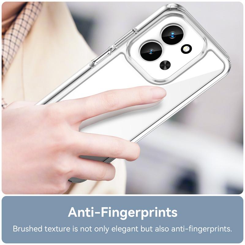 For Xiaomi Poco C85 Case Xiaomi Poco C85 Cover Funda Clear PC + Silicone Shockproof Protective Phone Cover For Xiaomi Poco C85