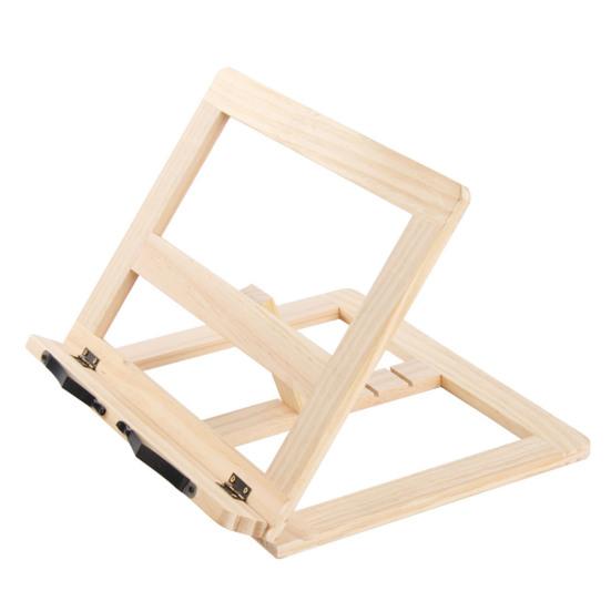 

Yousheng Wooden Book Stand Bookshelf Ergonomic Reading Rack for Laptops Tablets Adjustable Children s Learning Support Rack B