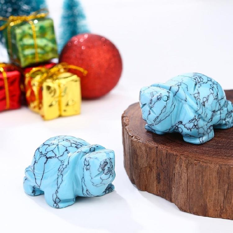 Healings Crystal Turtles FigurinesCarved Gemstones Turtles Statue Natural Stone Animal Sculpture Ornament Home Decors