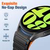 PC Case+Strap Upgrade To Ultra 47mm for Samsung Galaxy Watch 7 40mm 44mm No Gaps Silicone Magnetic Band PC Tempered Glass Screen