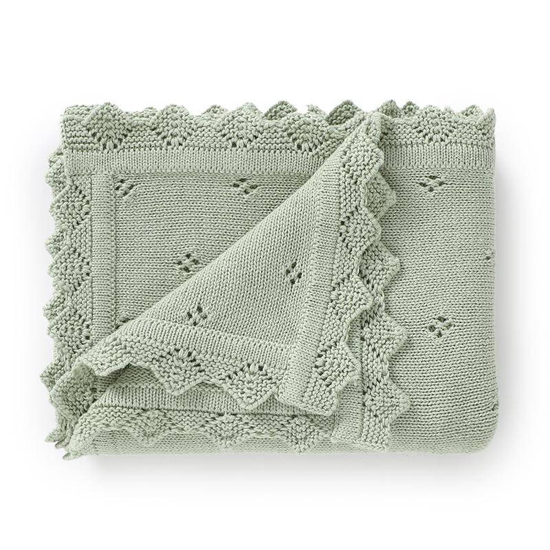 Baby Knitted Blankets Cotton 90*70cm Newborn Boy Girl Swaddle Wrap Best Comfort All Seasons Infant Unisex Stroller Bedding Cover