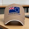 Summer Cook Islands Flag Baseball Cap Kpop Rock Fashion Custom DIY Sun Hip Hop Hats Women Unisex High Quality Snapback Cap