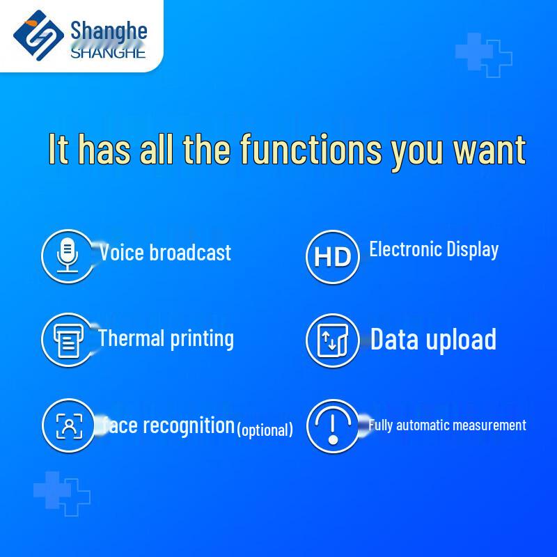 SHANGHE Smart Automatic Ultrasonic Height and Weight Scale