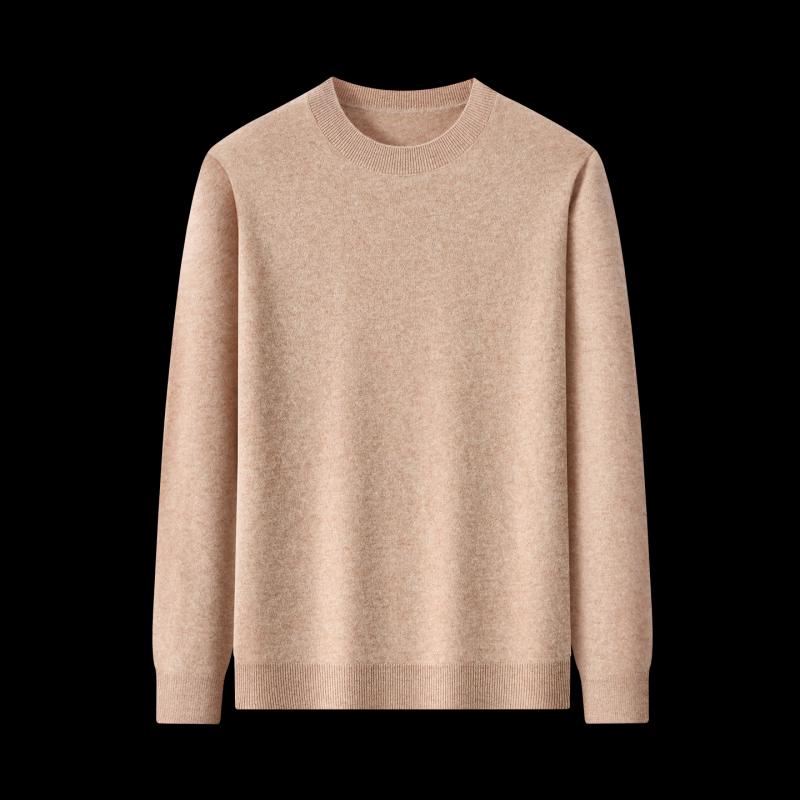 ROMON Autumn/Winter Silk-Blend Men's Crewneck Sweater
