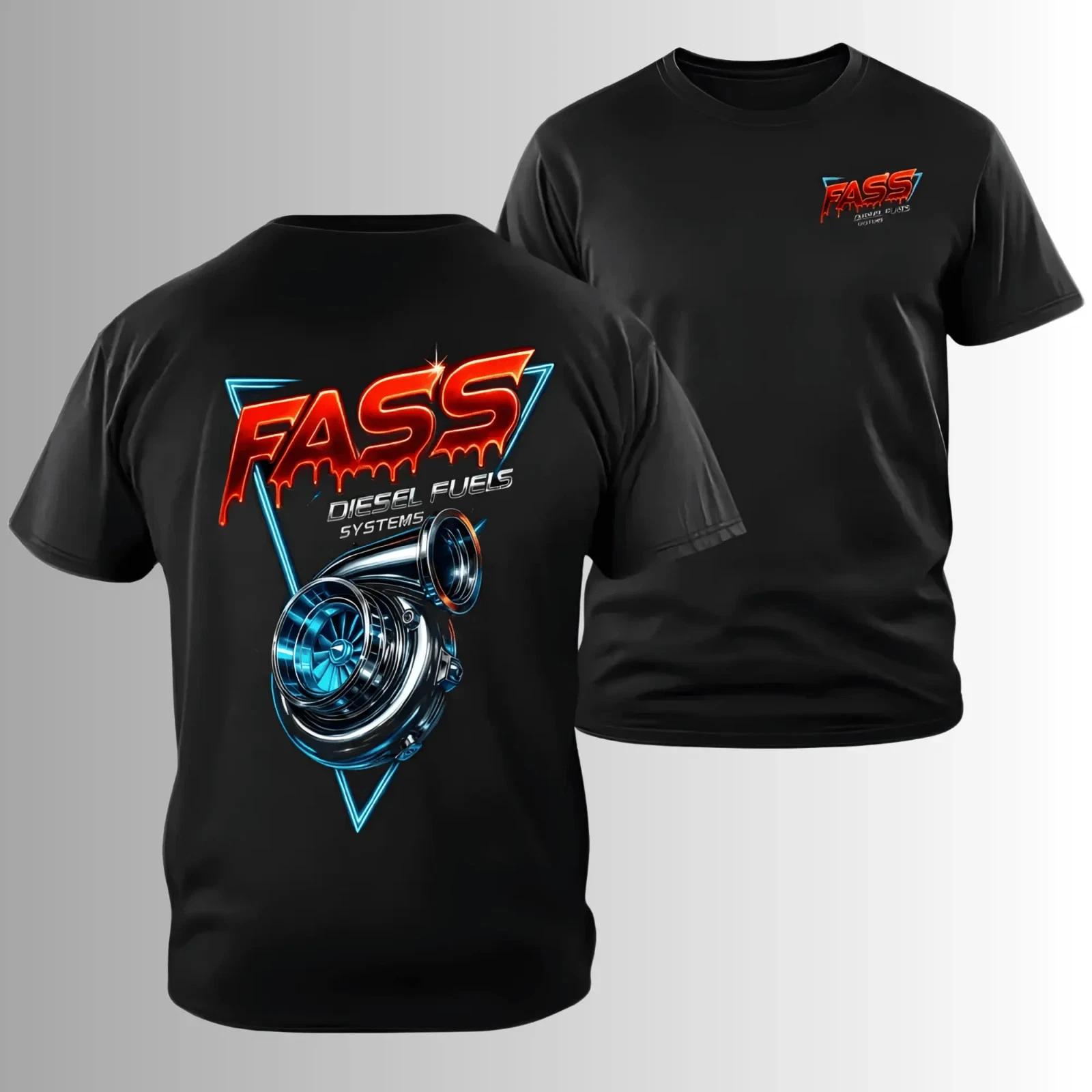 Retro Diesel Turbocharger T-Shirt 2-Sided Performance Engine Graphic Unisex Tee XL
