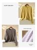 2026 Autumn/Winter Women's Cashmere Wool Cable Knit Cardigan - Long Sleeve, Round Neck Sweater Top