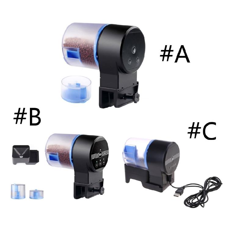 Automatic Fish Feeder USB Charging Battery Powered Food Dispenser for Fish for T