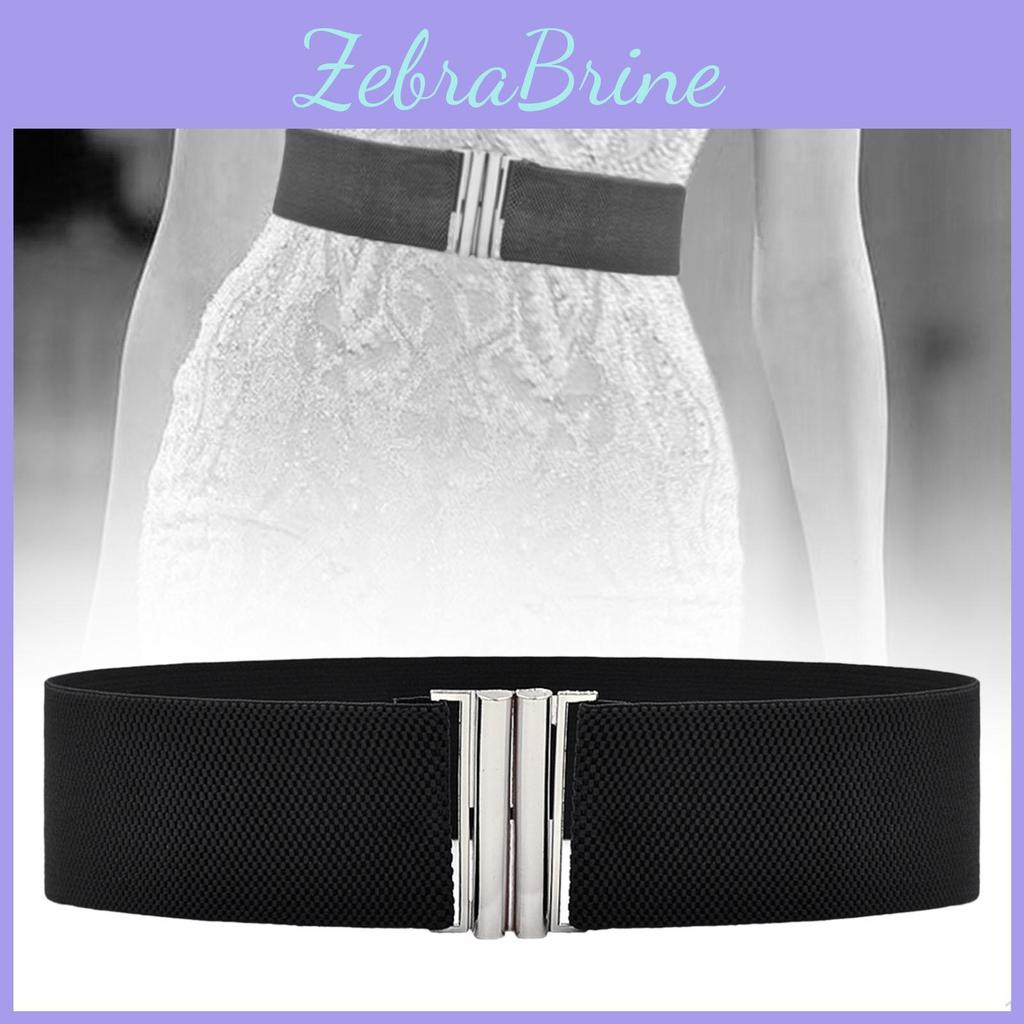 Belt Womens Stylish Waist Elastic With Chic Buckle