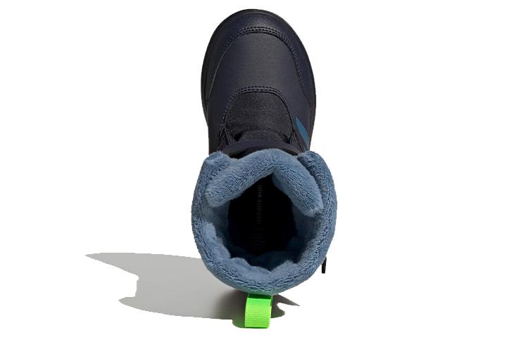 Adidas WINTERPLAY C Slip Resistant Abrasion Resistant Thermal Kids' Boots Black Blue Children Aged 3 7 Years Old GZ6796