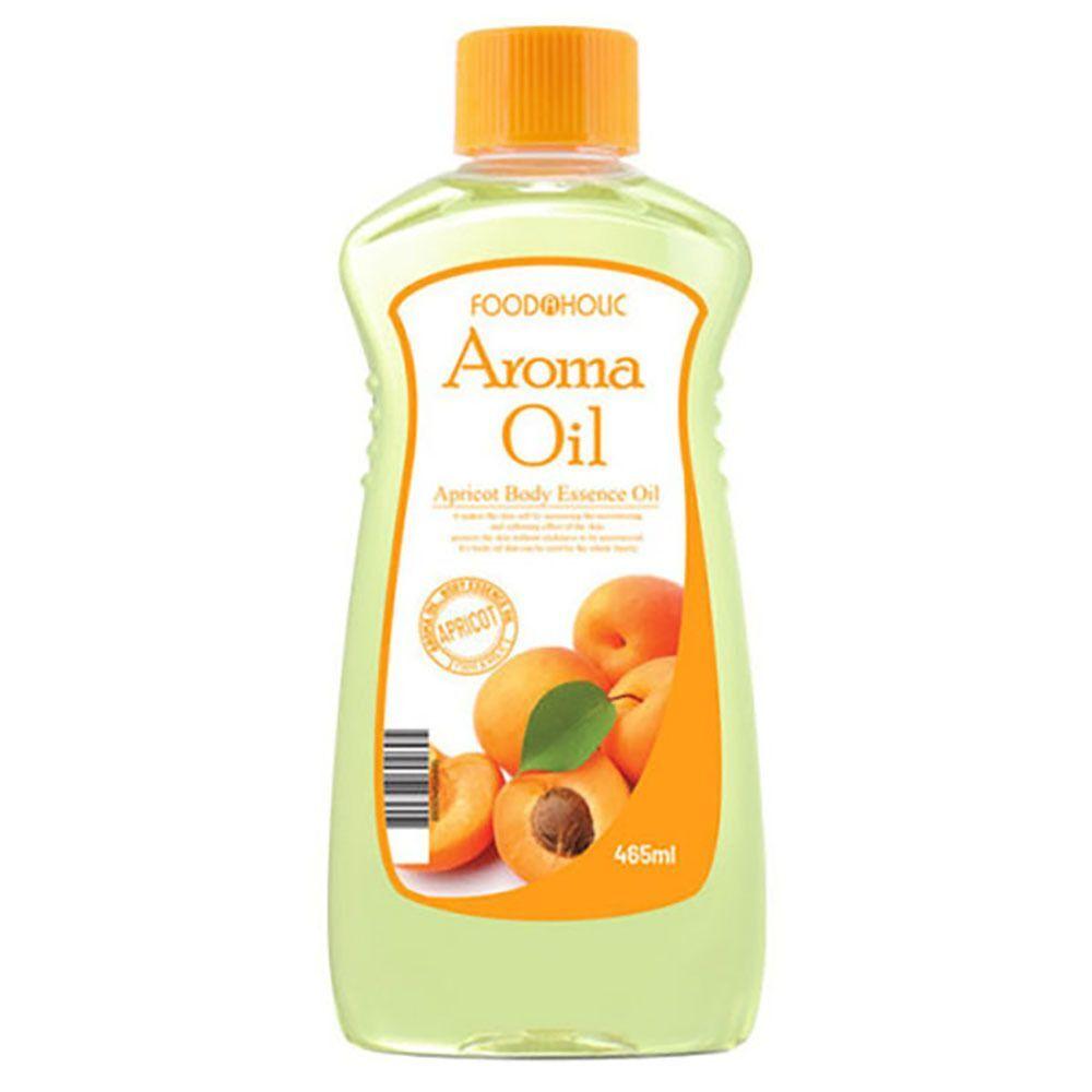 After showering, OVEYCJNO Apricot Body Oil 465ml for moist and healthy skin