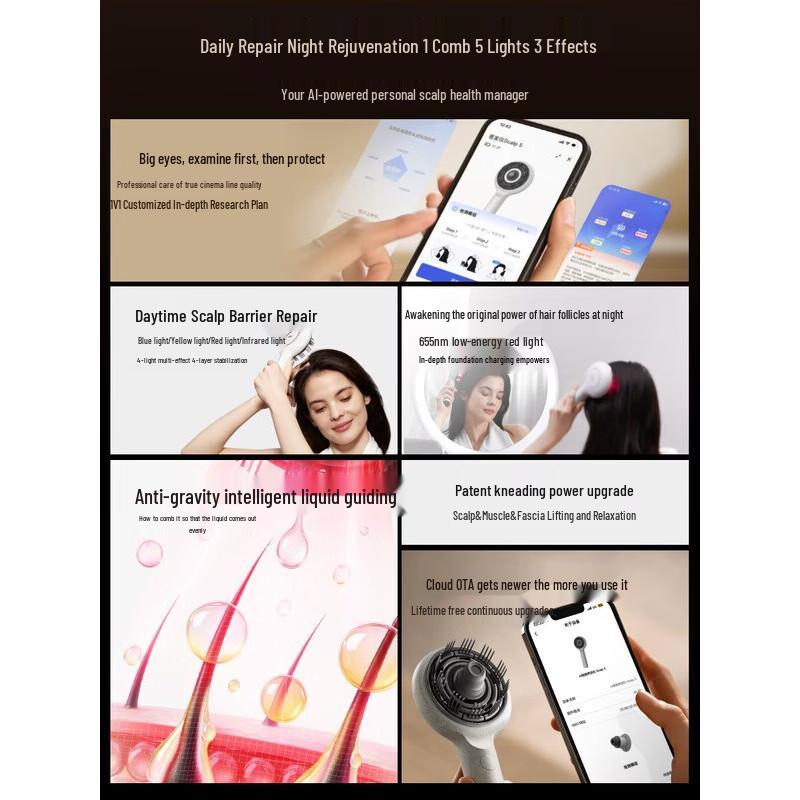 Breo Scalp5 MAX AI Intelligent Scalp Massager CN plug (adapter included)