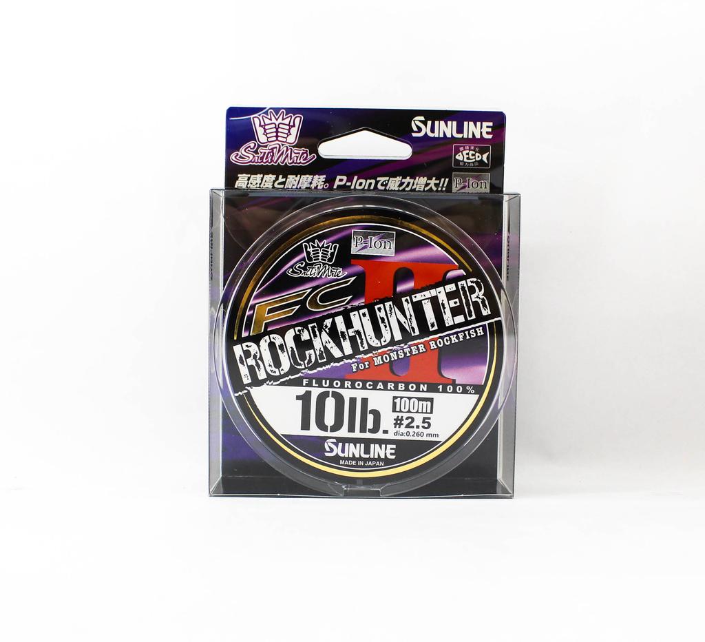 Sunline Fluorocarbon Leader Rock Hunter II 100m 10lb 0.26mm (9086)
