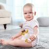 1 Stück Holz Babyrassel Schüttelspielzeug Häkel Löwe Giraffe Holz Babyrassel Beißring Montessori Neugeborenen Tierrassel Spielzeug Geschenk