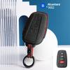 Alcantara For Toyota Rav 4 Xa50 Camry Corolla Suede Car Key Case Shell Remote Cover Keychain Protector Auto Accessories